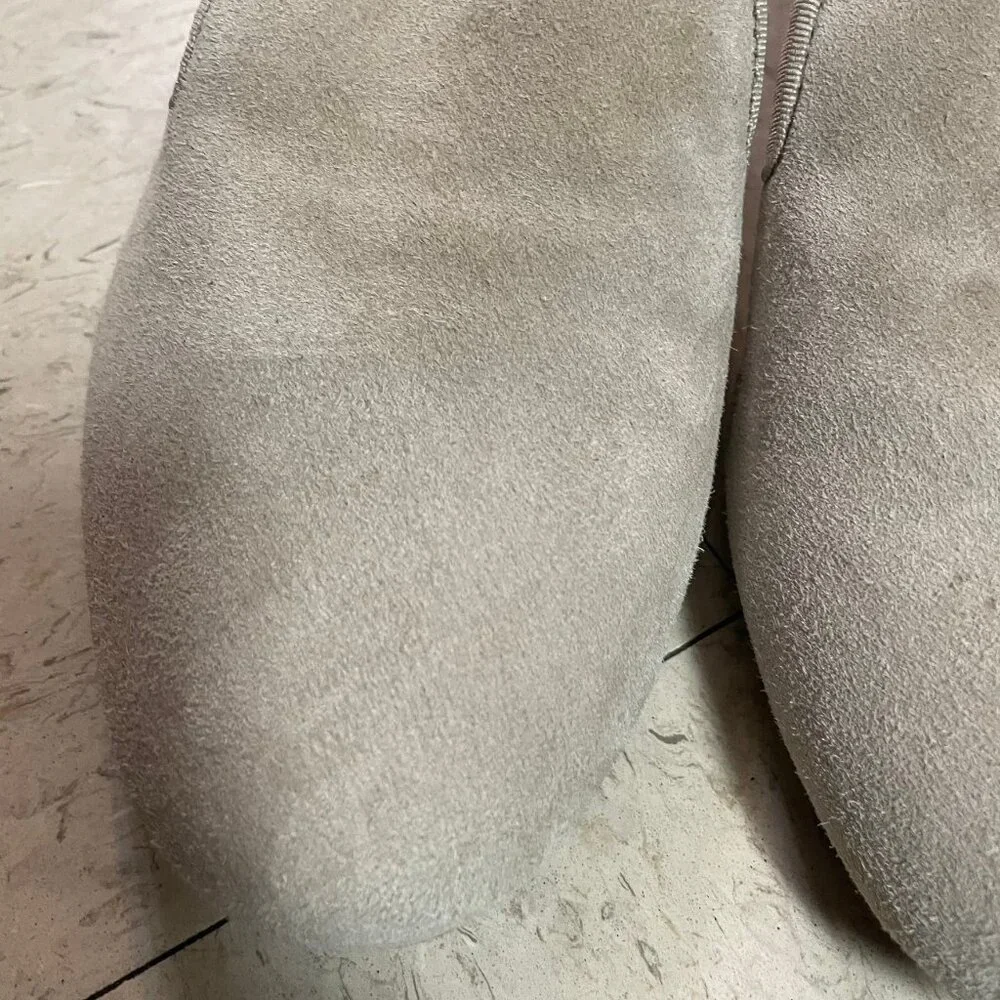 BIRDIES The Starling Loafer Taupe Tan Suede Flat Slip On‎ Shoes